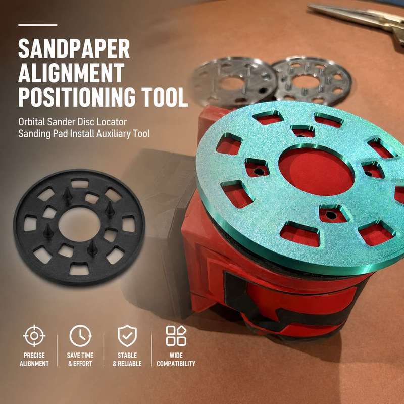 Workshop Tools Locations - Outil de positionnement pour papier abrasif,
